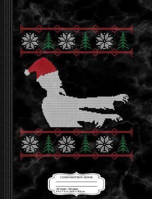 Book cover for Zombie Santa Ugly Christmas Composition Notebook