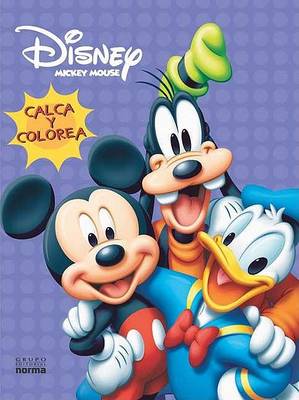 Book cover for Mickey Mouse Calca y Colorea