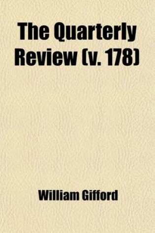 Cover of The Quarterly Review (Volume 178)