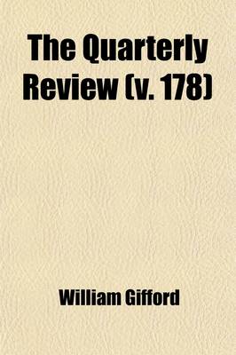 Book cover for The Quarterly Review (Volume 178)