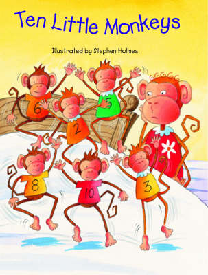 Book cover for Ten Little Monkeys