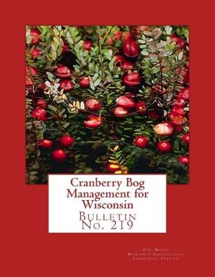 Book cover for Cranberry Bog Management for Wisconsin