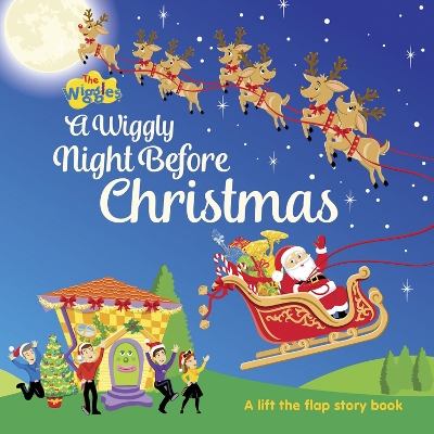 Book cover for The Wiggles: A Wiggly Night Before Christmas Lift the Flaps