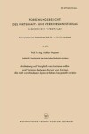 Book cover for Aufstellung Und Vergleich Von Variance-Within- Und Variance-Between-Kurven Von Garnen, Die Nach Verschiedenen Spinnverfahren Hergestellt Werden