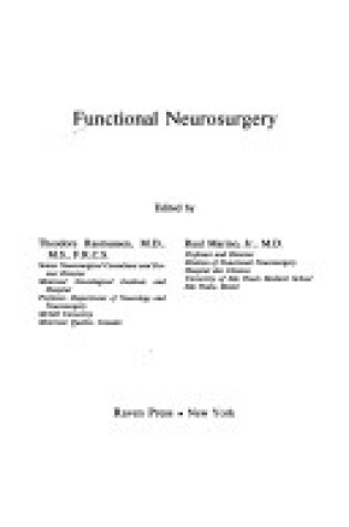 Cover of Functional Neurosurgery