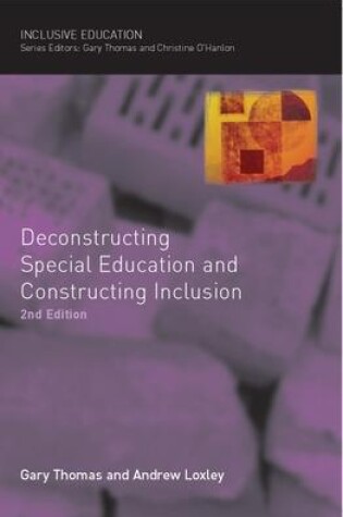 Cover of Deconstructing Special Education and Constructing Inclusion