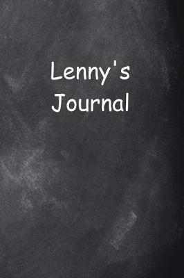 Book cover for Lenny Personalized Name Journal Custom Name Gift Idea Lenny