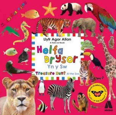 Book cover for Helfa Drysor - yn y Sw / Treasure Hunt - At the Zoo