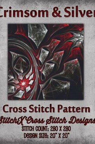 Cover of Crimson and Silver Cross Stitch Pattern