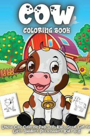 Cover of Cow Coloring Book