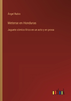 Book cover for Meterse en Honduras