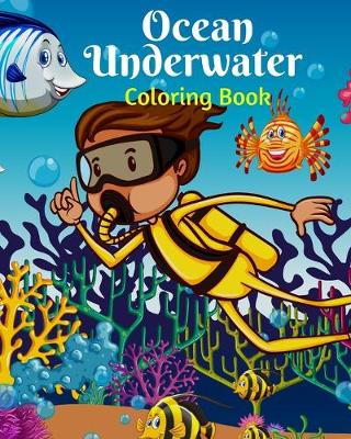 Book cover for Ocean Underwater Coloring Book