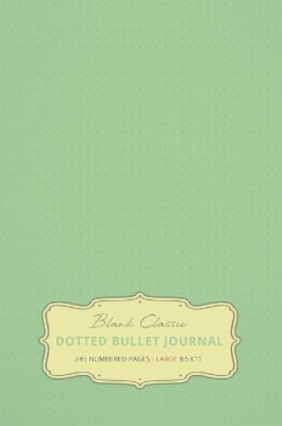 Cover of Large 8.5 x 11 Dotted Bullet Journal (Sea Foam Green #16) Hardcover - 245 Numbered Pages