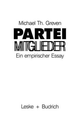 Book cover for Parteimitglieder