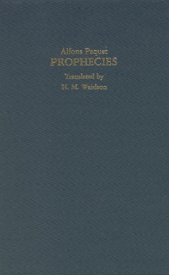 Cover of Prophecies