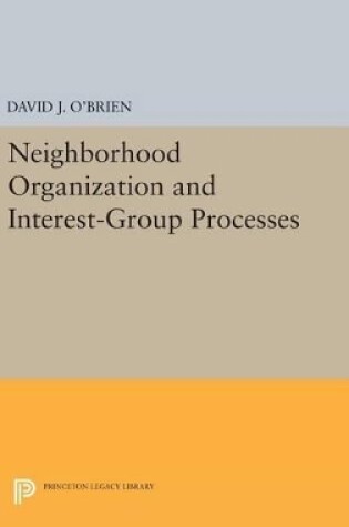 Cover of Neighborhood Organization and Interest-Group Processes