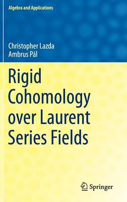 Book cover for Rigid Cohomology over Laurent Series Fields
