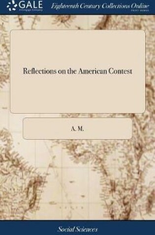 Cover of Reflections on the American Contest