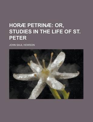 Book cover for Horae Petrinae