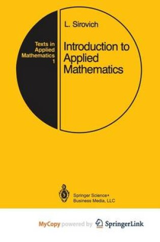 Cover of Introduction to Applied Mathematics