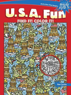 Book cover for Spark U.S.A. Fun Find it! Color it!