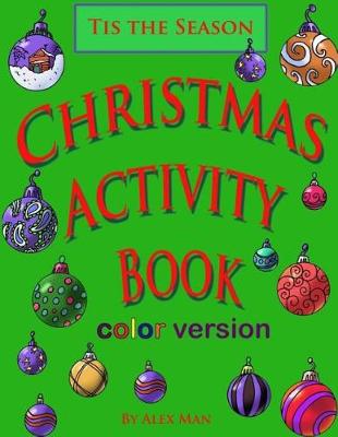 Book cover for Christmas Activity Book- Color Version