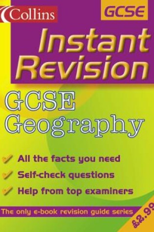 Cover of Instant Revision - GCSE Geography