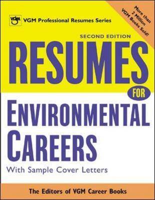Book cover for Resumes for Environmental Careers