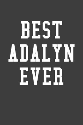 Book cover for Best Adalyn Ever