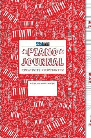 Cover of Piano Journal and Creativity Kickstarter (Red)