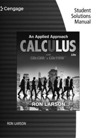 Cover of Student Solutions Manual for Larson's Calculus: An Applied Approach,  10th