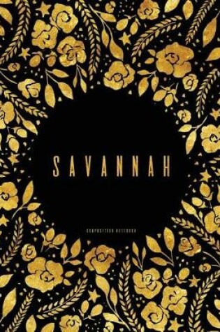 Cover of Composition Notebook. Savannah