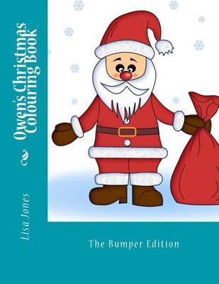 Book cover for Owen's Christmas Colouring Book