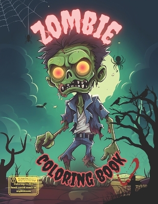 Book cover for Zombie Coloring Book