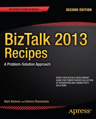 Book cover for BizTalk 2013 Recipes