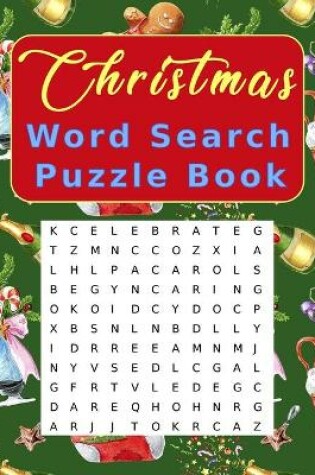 Cover of Christmas Word Search Puzzle Book