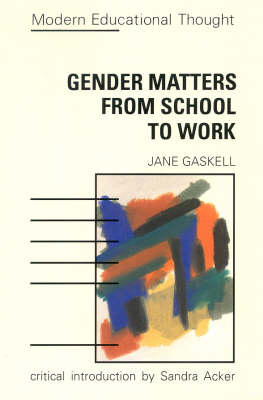 Cover of Gender Matters from School to Work