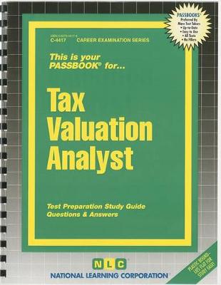 Book cover for Tax Valuation Analyst