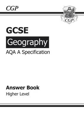 Cover of GCSE Geography AQA A Answers (for Workbook) Higher (A*-G course)