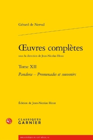 Cover of Oeuvres Completes. Tome XII