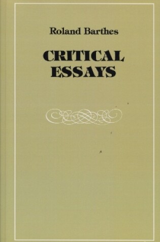 Cover of Critical Essays