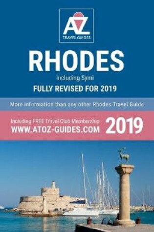 Cover of A to Z guide to Rhodes 2019, Including Symi