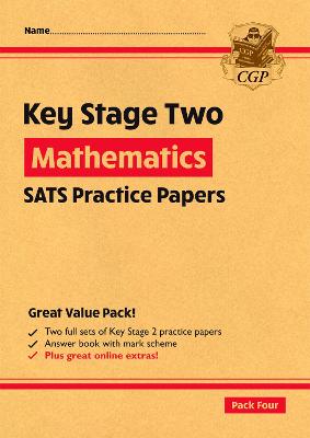 Book cover for KS2 Maths SATS Practice Papers: Pack 4 - for the 2025 tests (with free Online Extras)