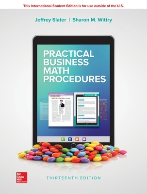 Book cover for ISE Practical Business Math Procedures