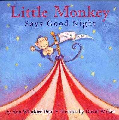 Book cover for Little Monkey Says Good Night