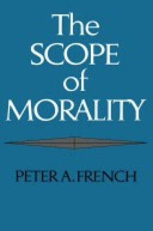 Cover of Scope of Morality CB
