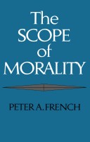 Book cover for Scope of Morality CB