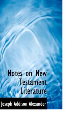 Book cover for Notes on New Testament Literature