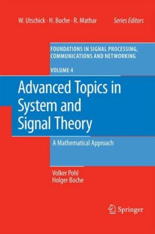 Cover of Advanced Topics in System and Signal Theory