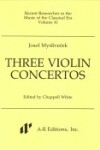 Book cover for Three Violin Concertos